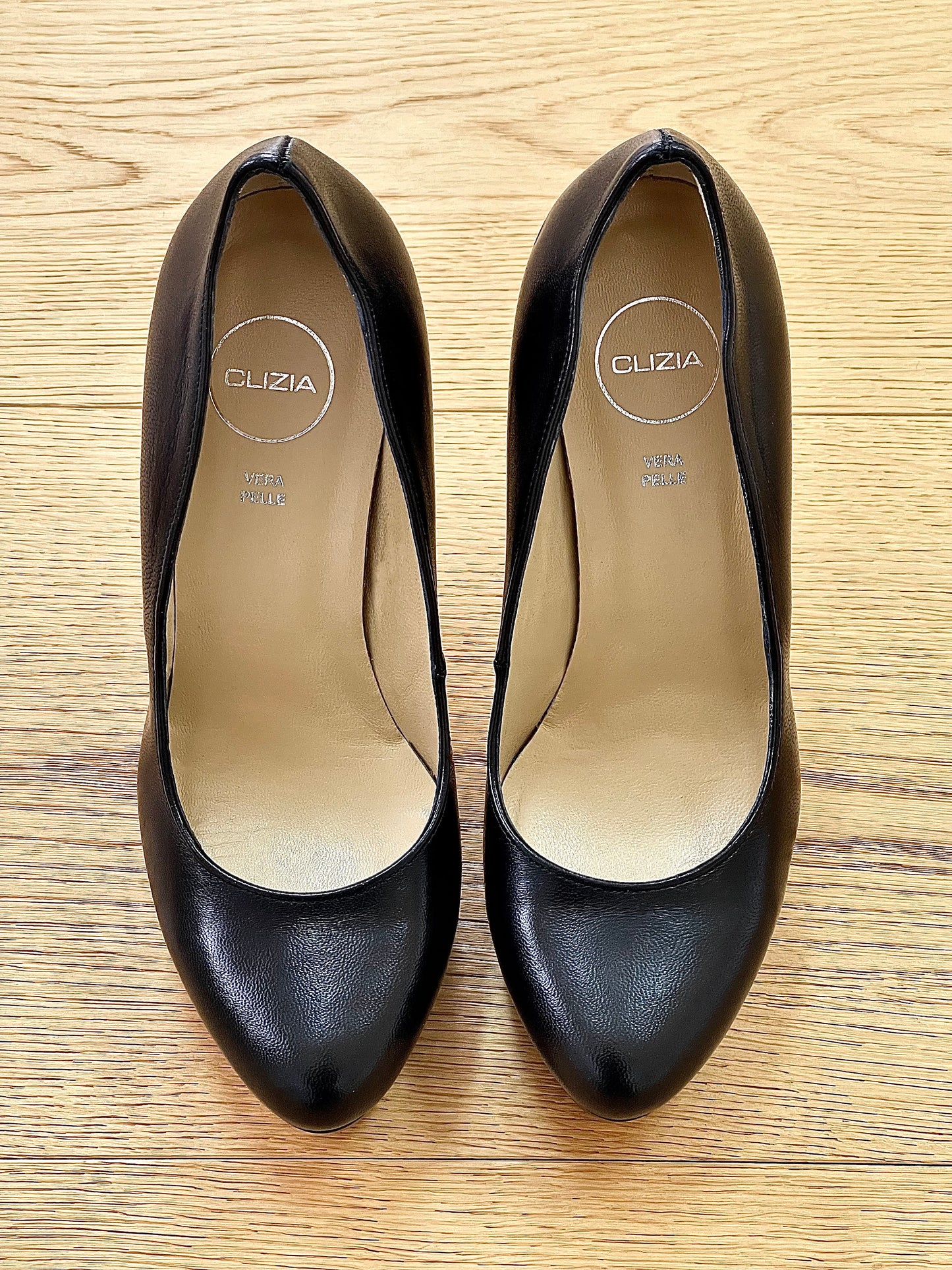 WAVE LEATHER CZARNY
