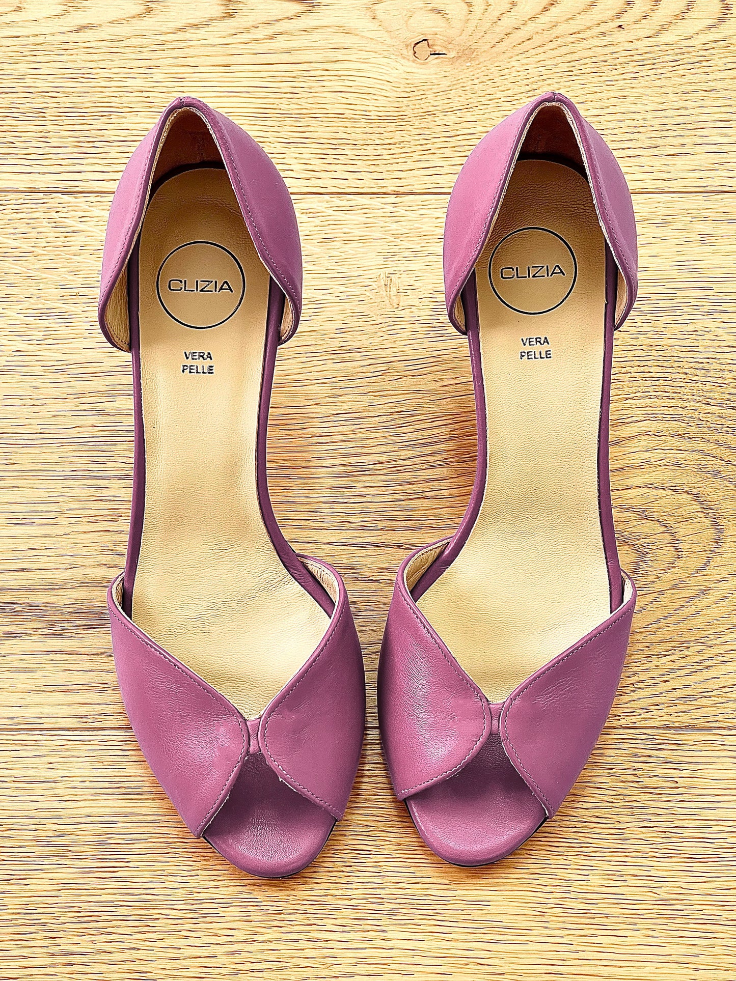 WANDA LEATHER LILAC