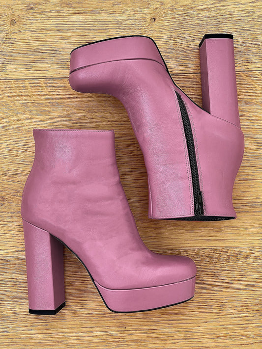 DETROIT LEATHER LILAC