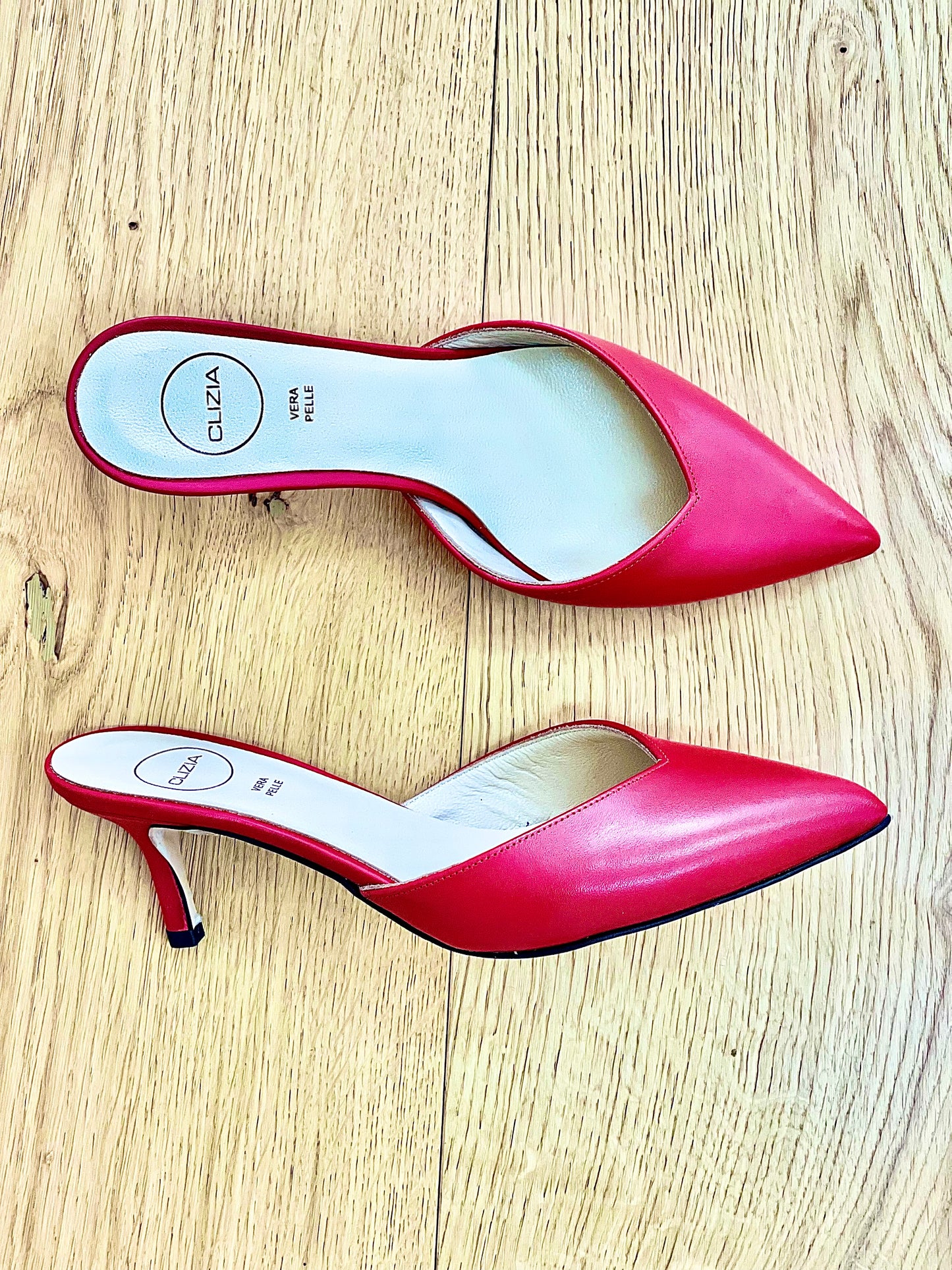 VIKY LEATHER RED