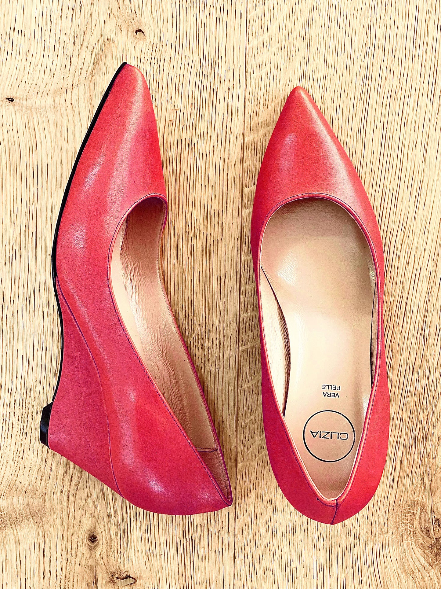 AVA LEATHER RED