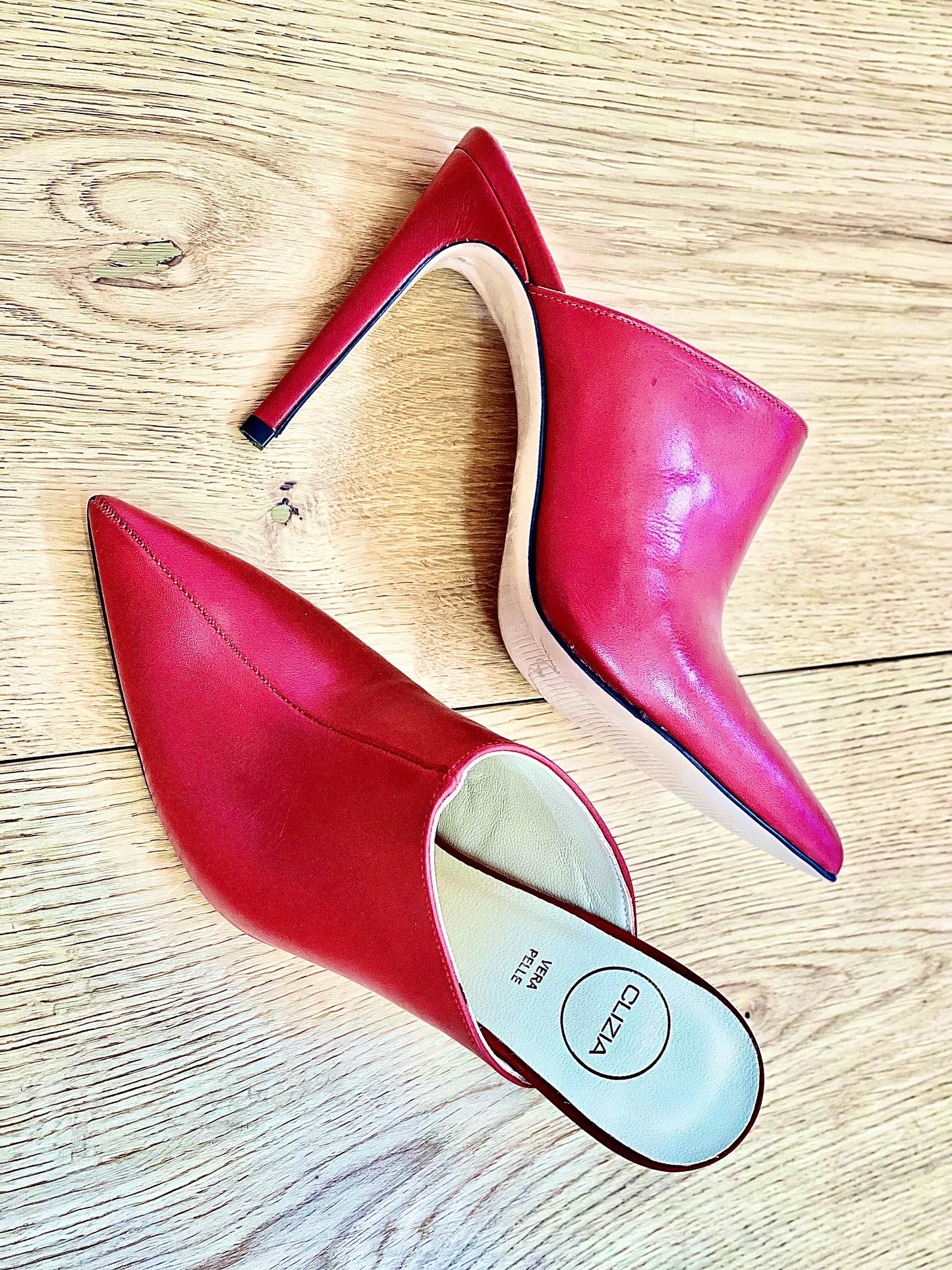 SYLVIE LEATHER RED