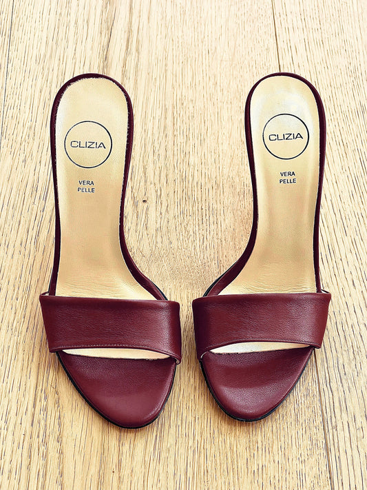 MARION BURGUNDY LEATHER