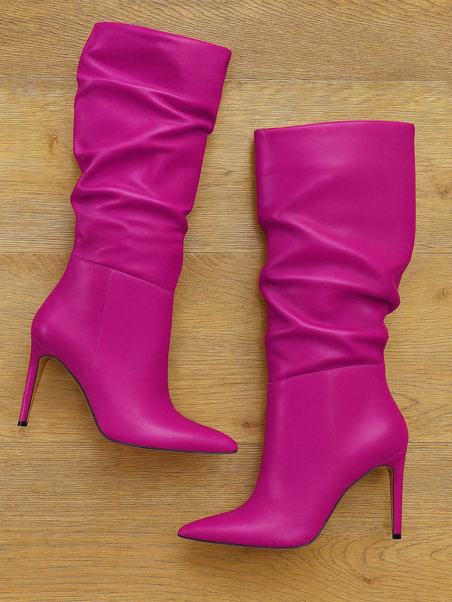 ARZU LEATHER FÚCSIA