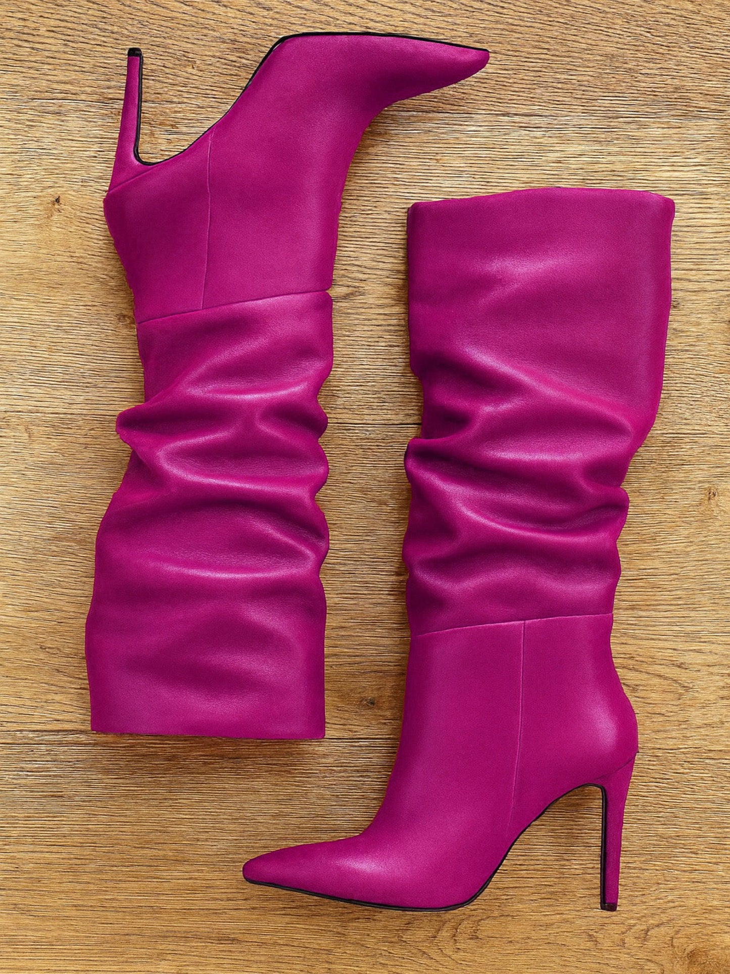 ARZU LEATHER FÚCSIA