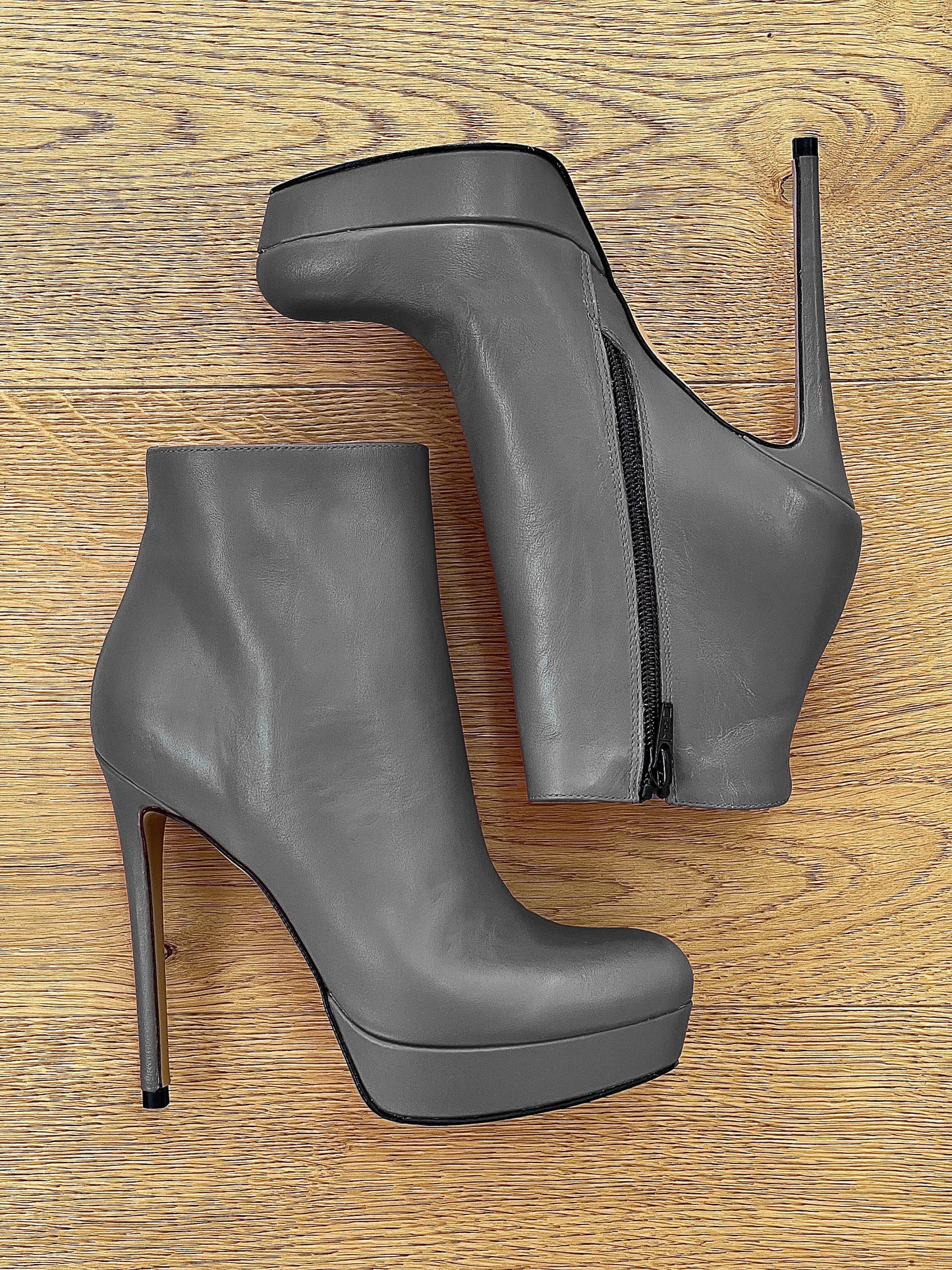 LOREN LEATHER CINZENTO