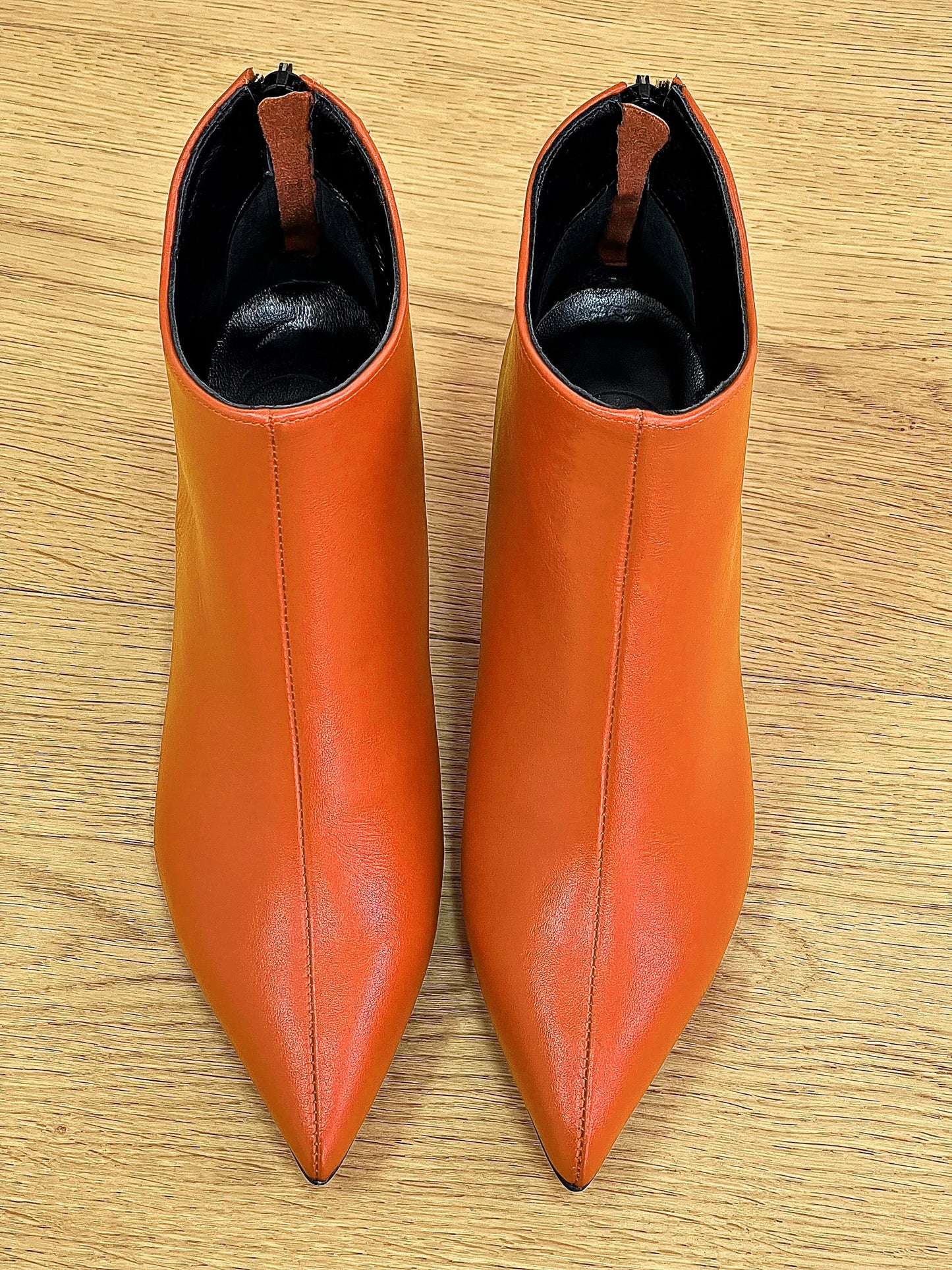 GHITA LEATHER ORANGE