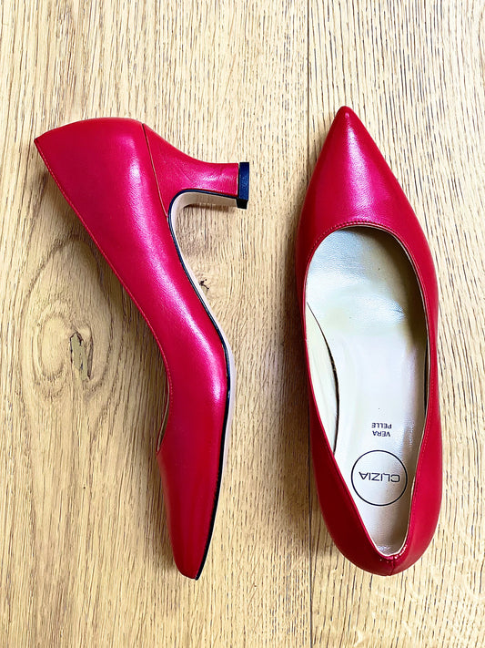 COURO DE DANÇA VERMELHO