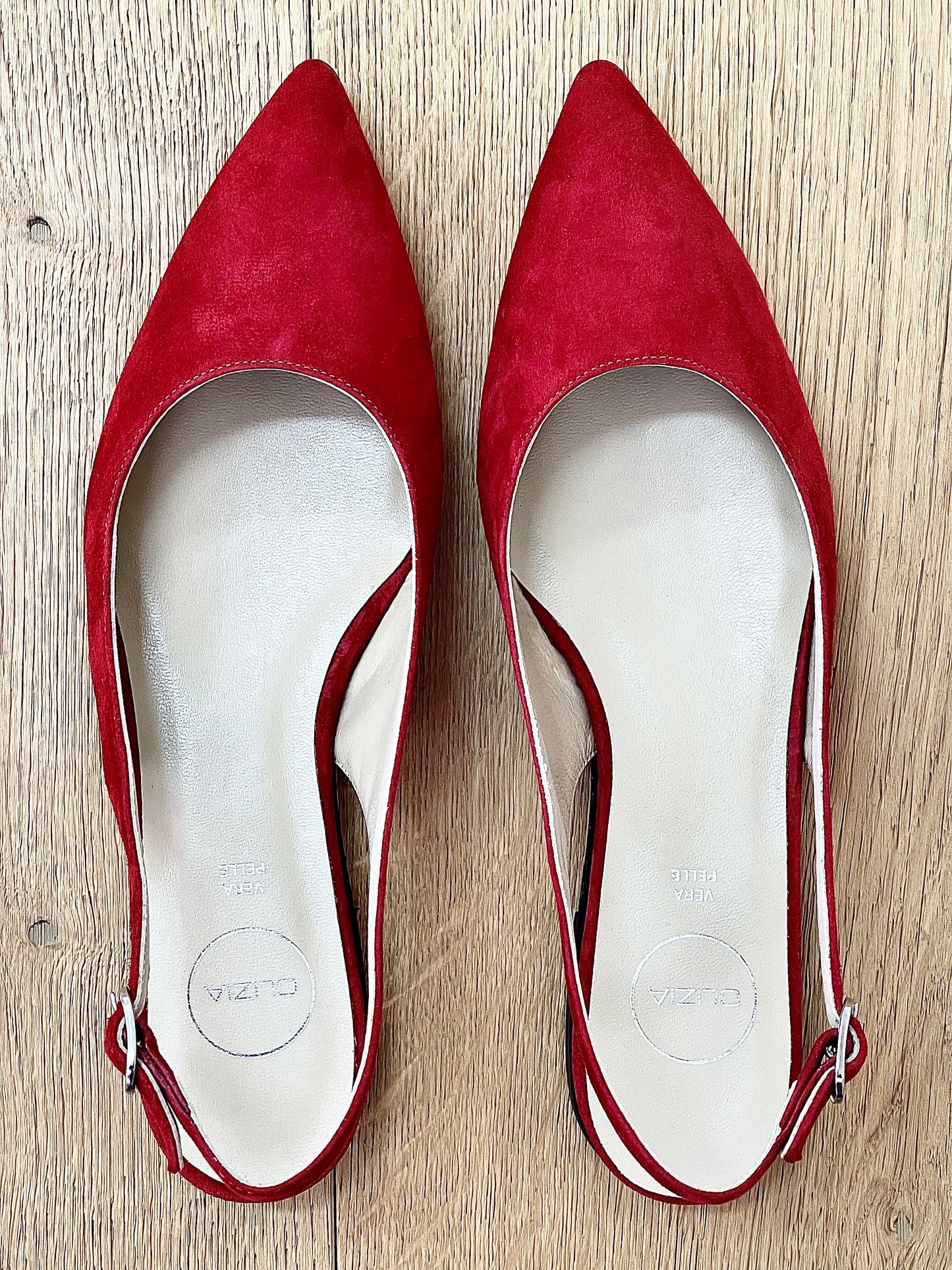 DELIA RED SUEDE