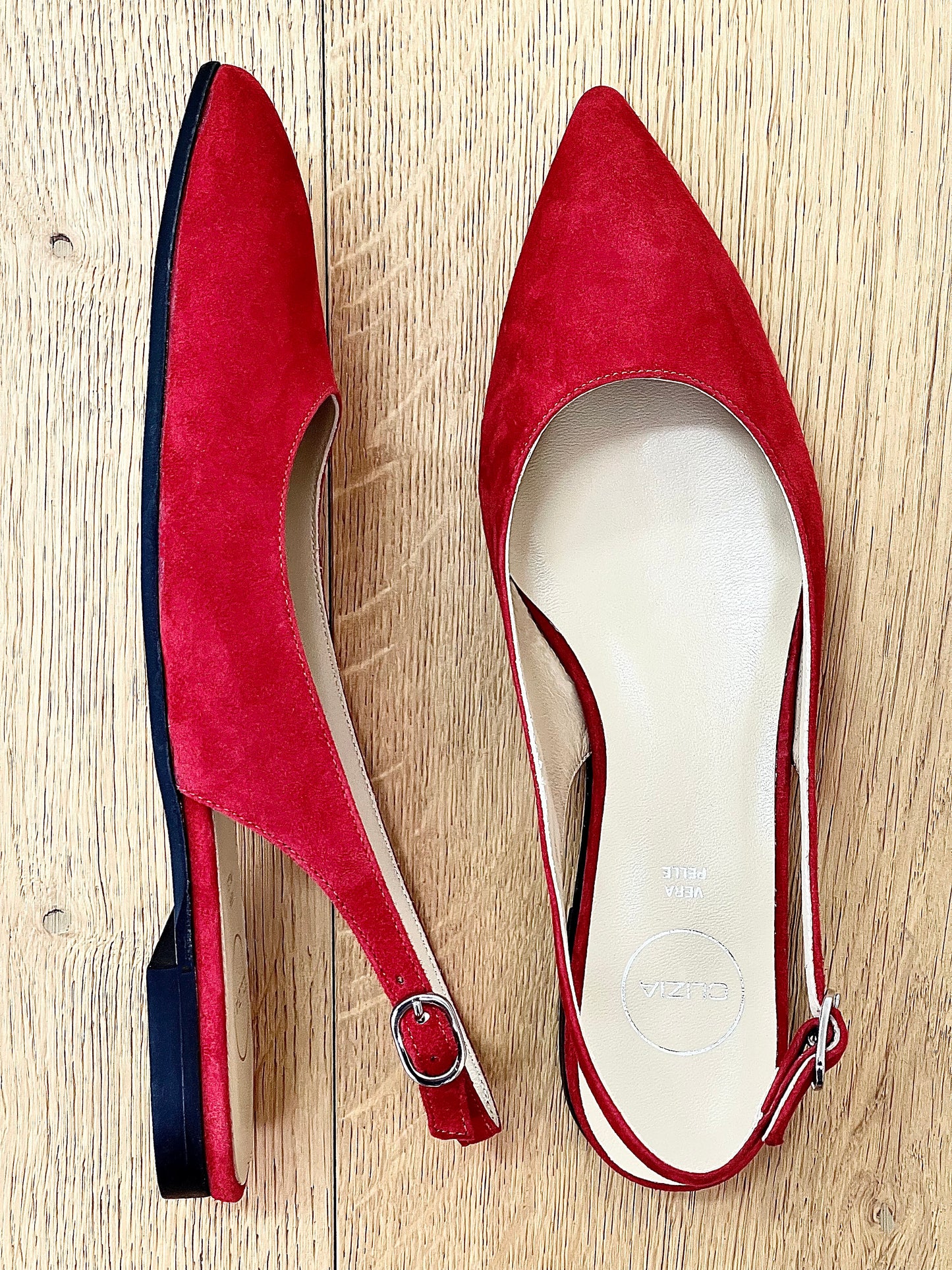 DELIA RED SUEDE