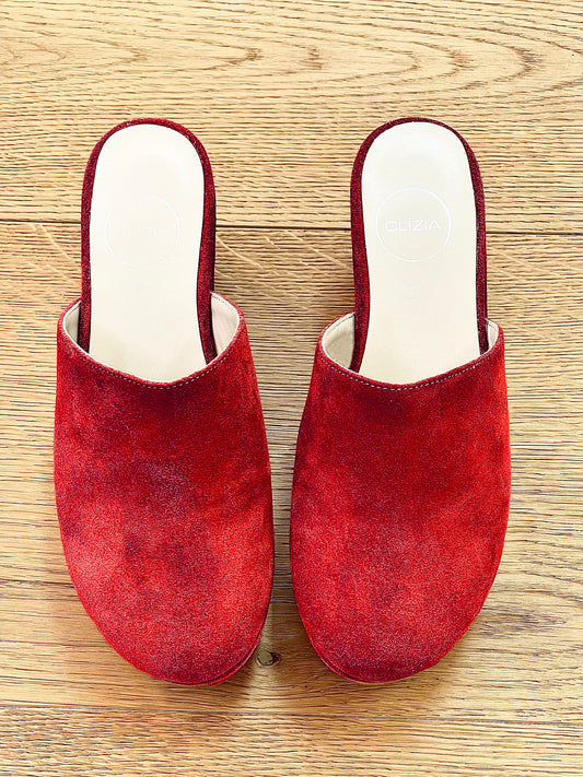 RAISSA RED SUEDE