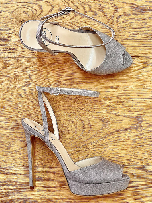 BERTA CU Sclipici argintiu