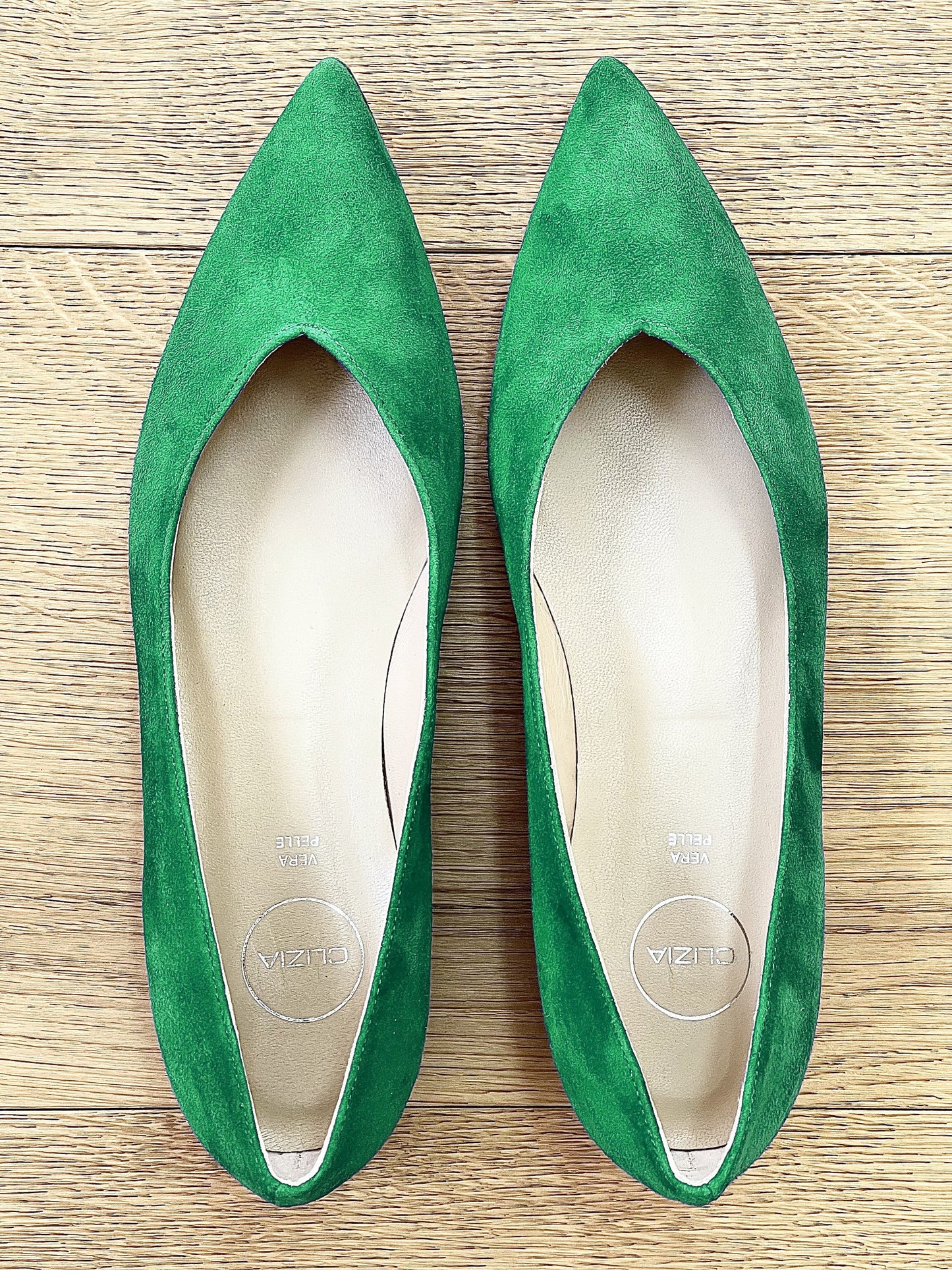 SWAMI PIELE DE CĂPRIOARĂ VERDE
