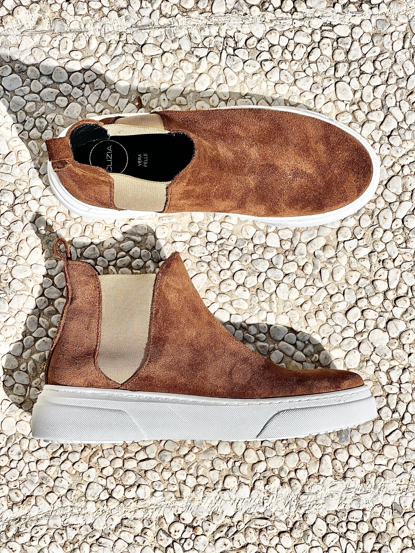 TELLY SUEDE COGNAC