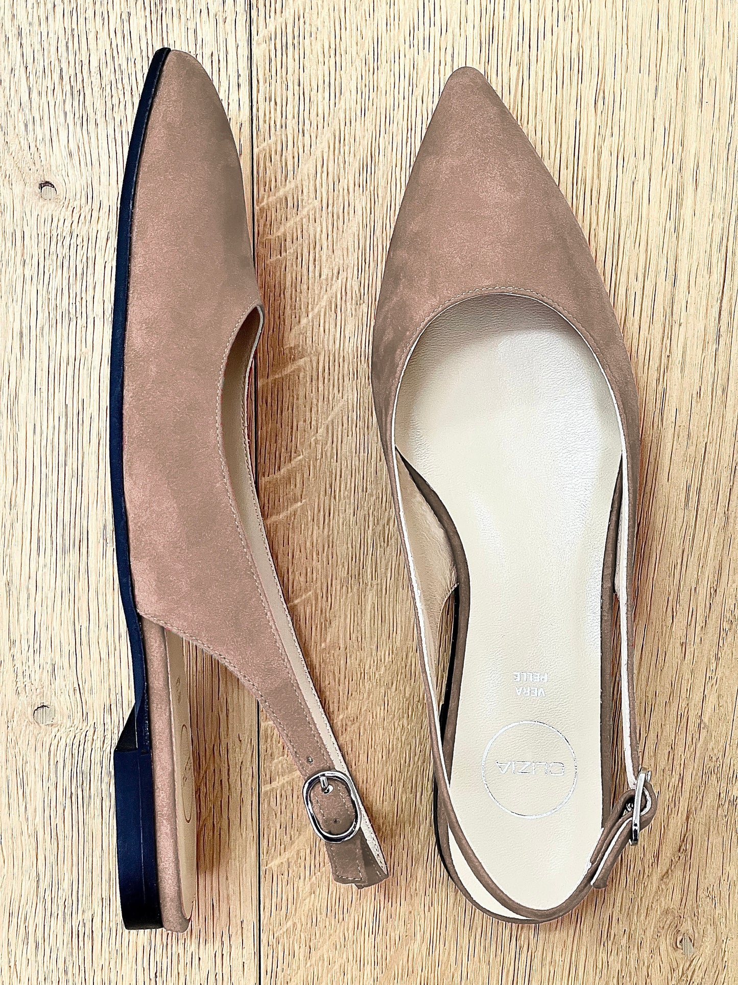 DELIA DOVE GREY SUEDE