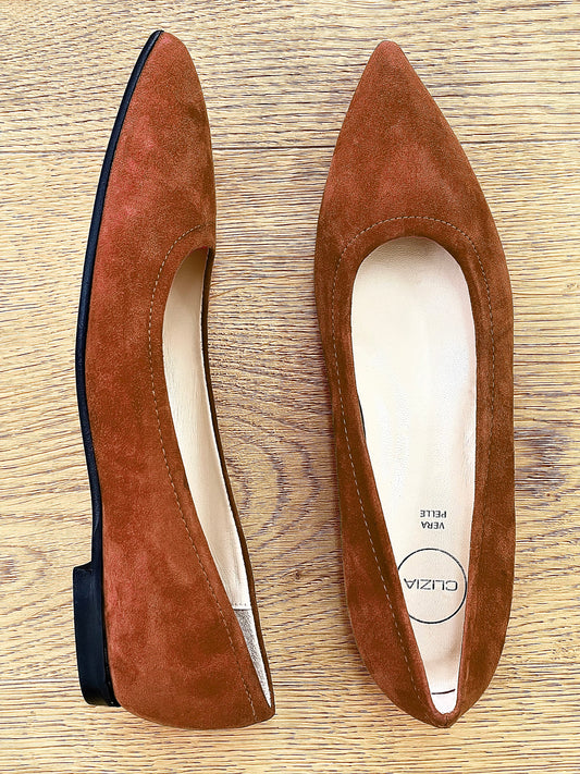 KOŽA Z KAMZÍKA V FARBE KONIAKU