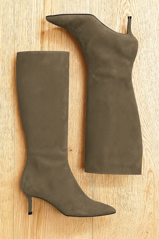 MELISSA Z KAMZÍČIEJ KOŽE V FARBE TAUPE