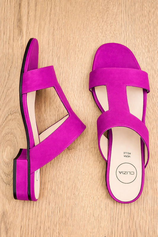 LARA Z KAMZÍKOVEJ KOŽE VO FARBE FUCHSIA