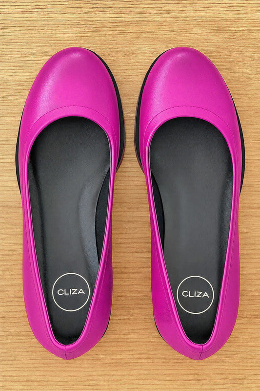 LOKI KOŽA FUCHSIA