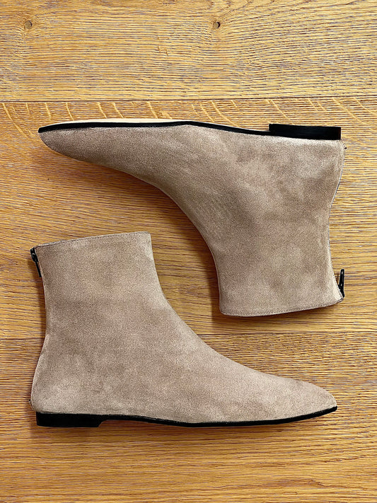 SINDEL Z SEMIŠU V FARBE TAUPE