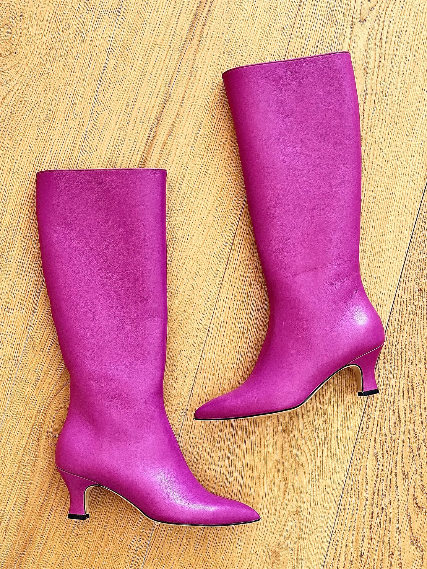 ALFRED LEATHER FUCHSIA