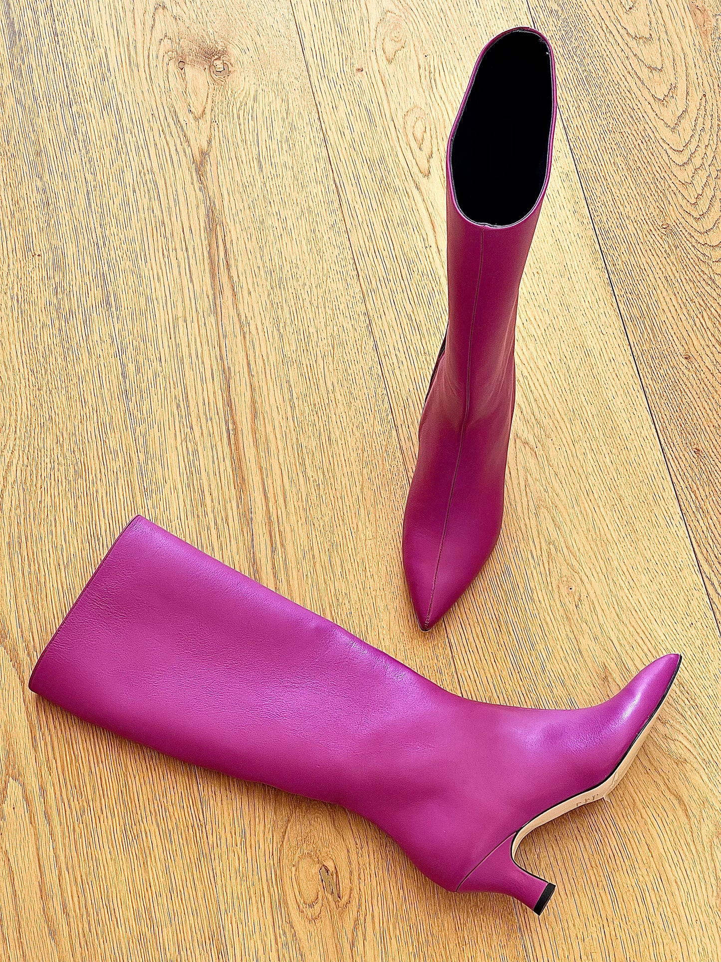 ALFRED LEATHER FUCHSIA