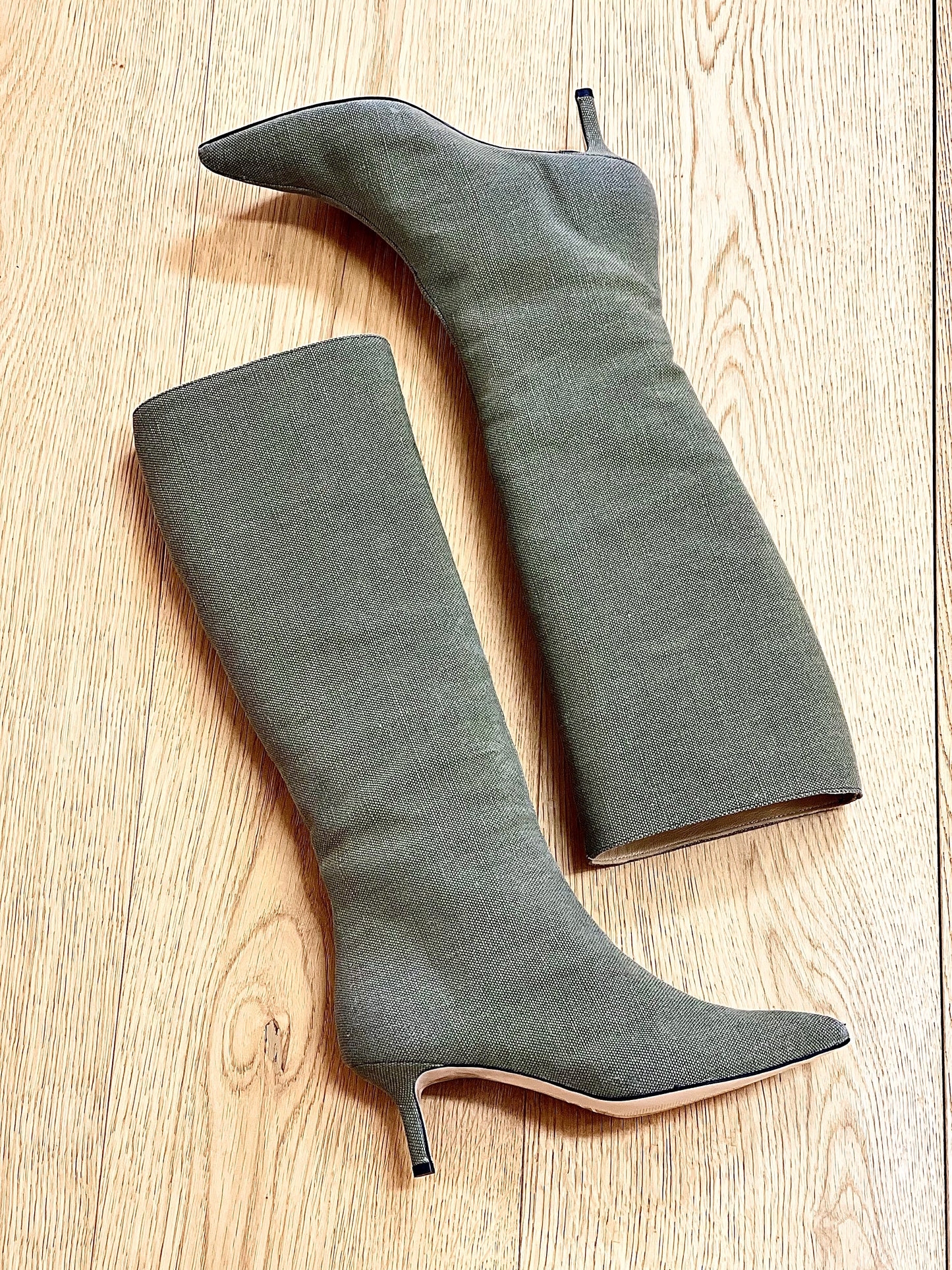 MELISSA CANVAS GREEN