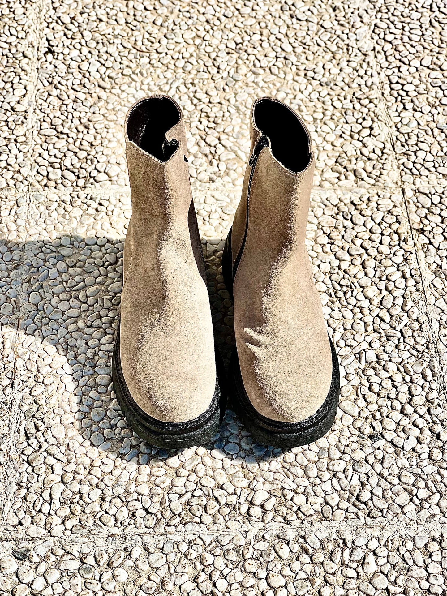 JIL SUEDE TAUPE