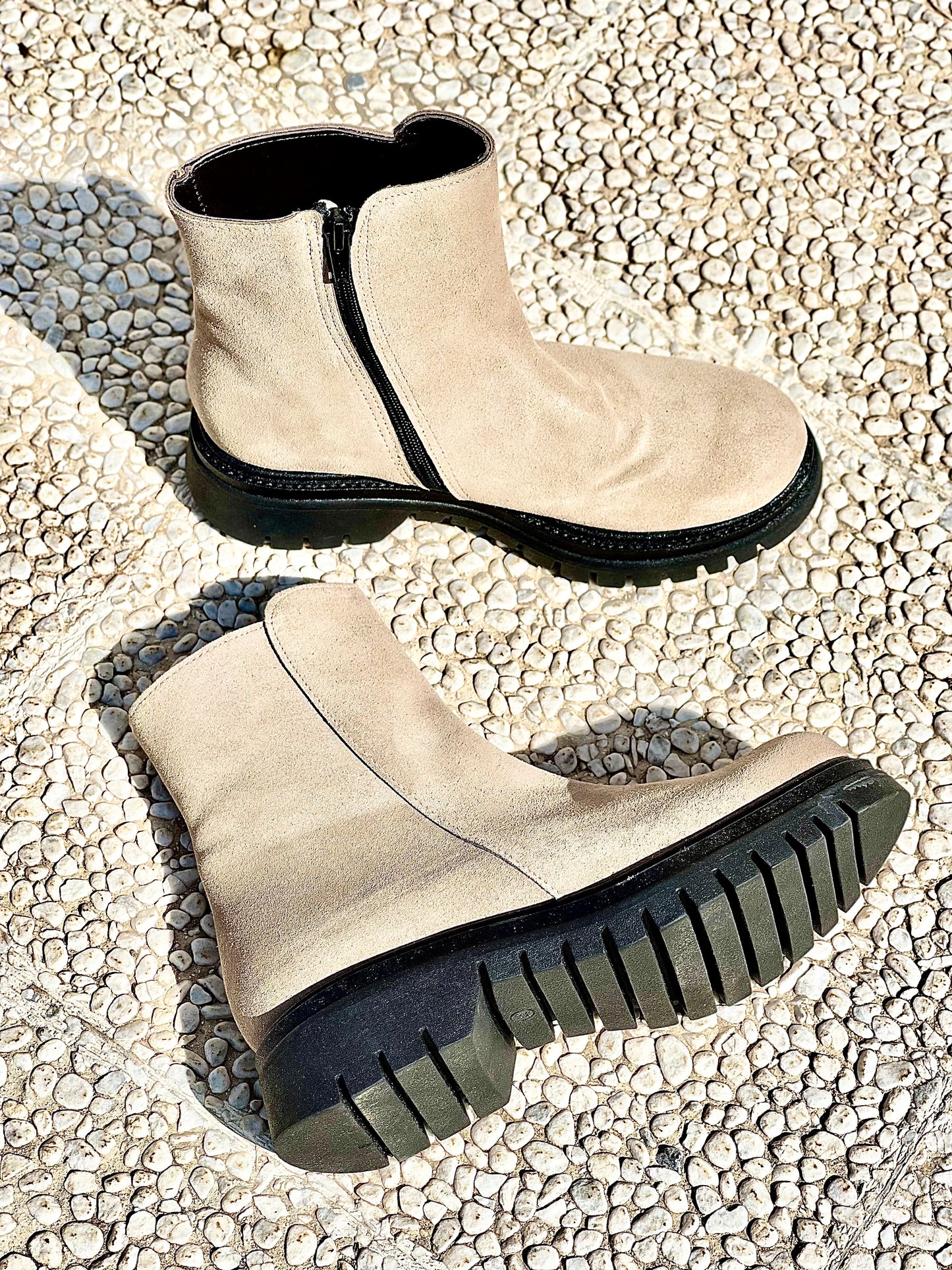 JIL SUEDE TAUPE