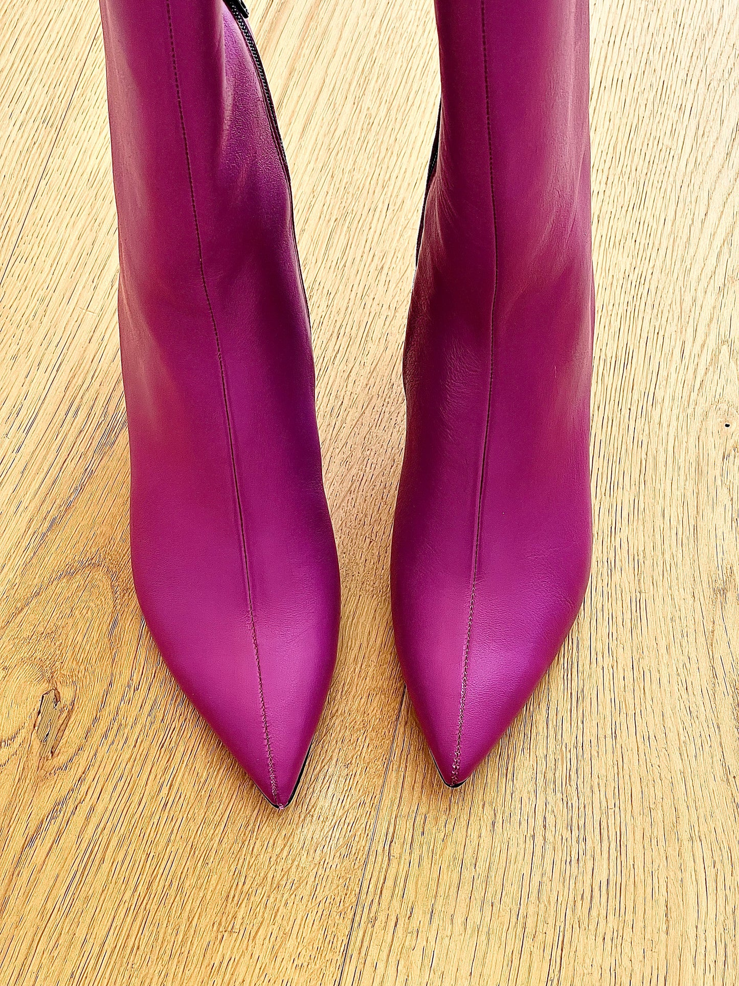 ALFRED LEATHER FUCHSIA