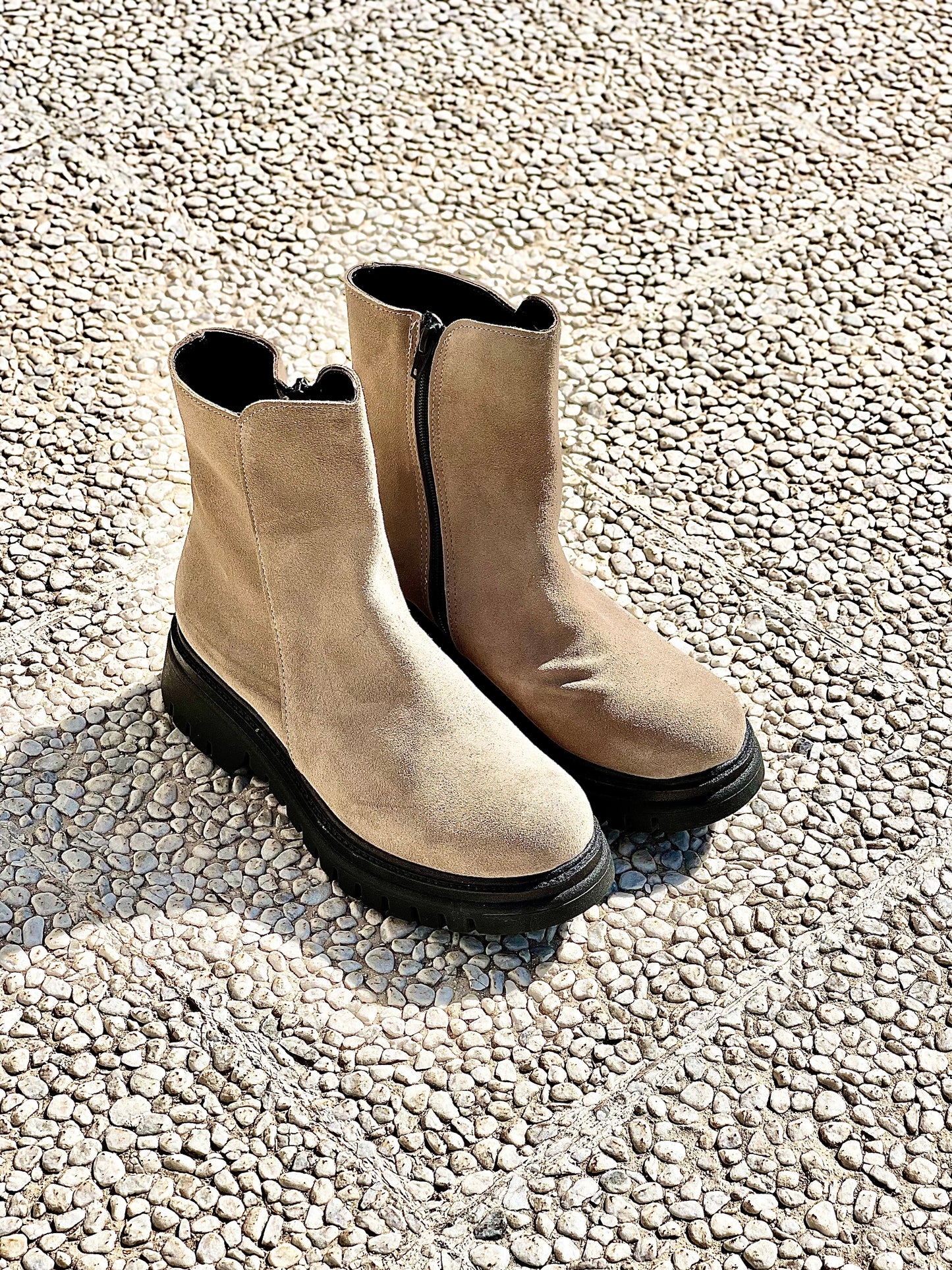 JIL SUEDE TAUPE