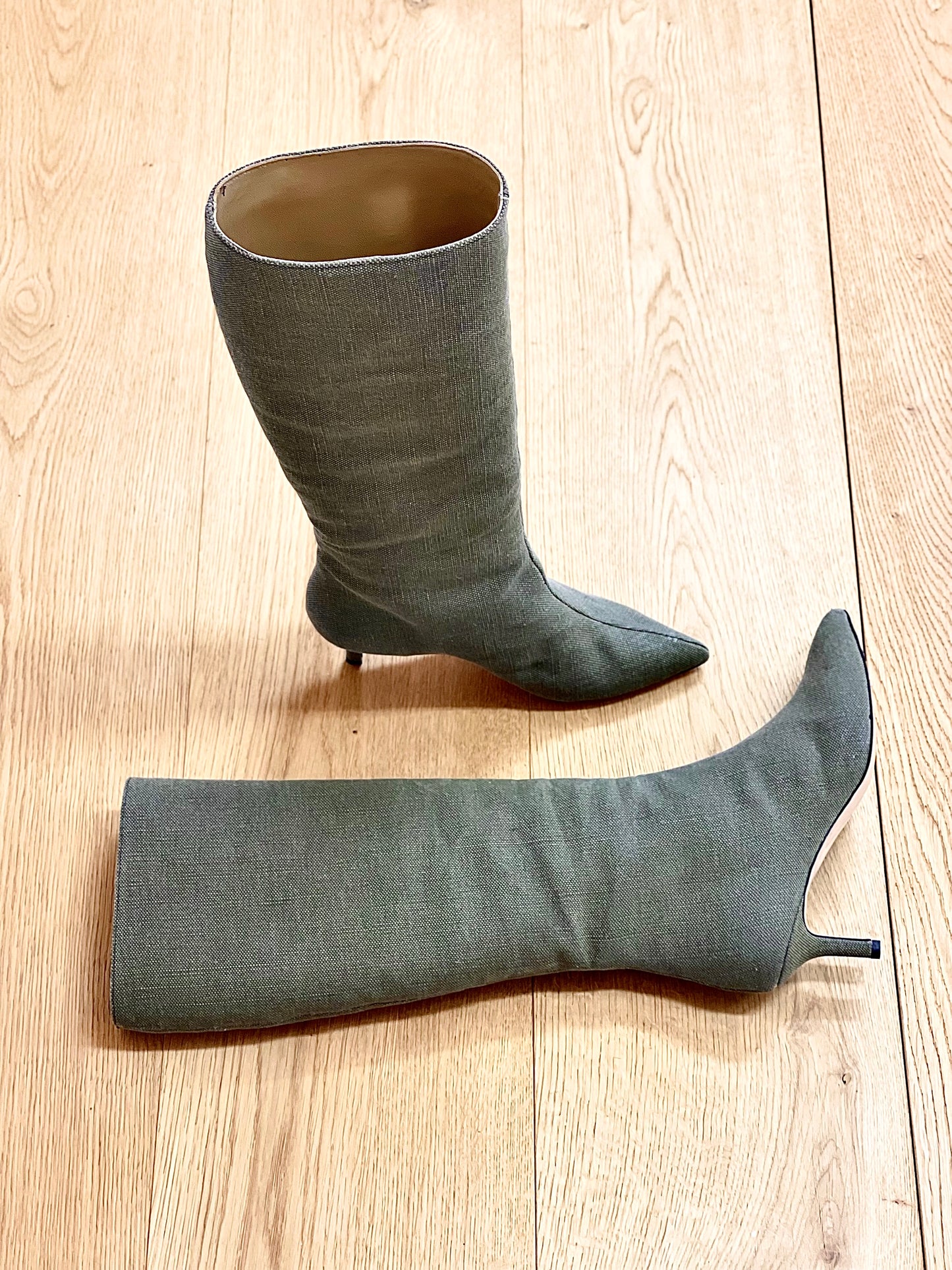 MELISSA CANVAS GREEN