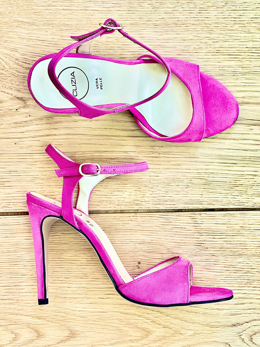 JODIE Z VELÚRU, FARBA FUXIA