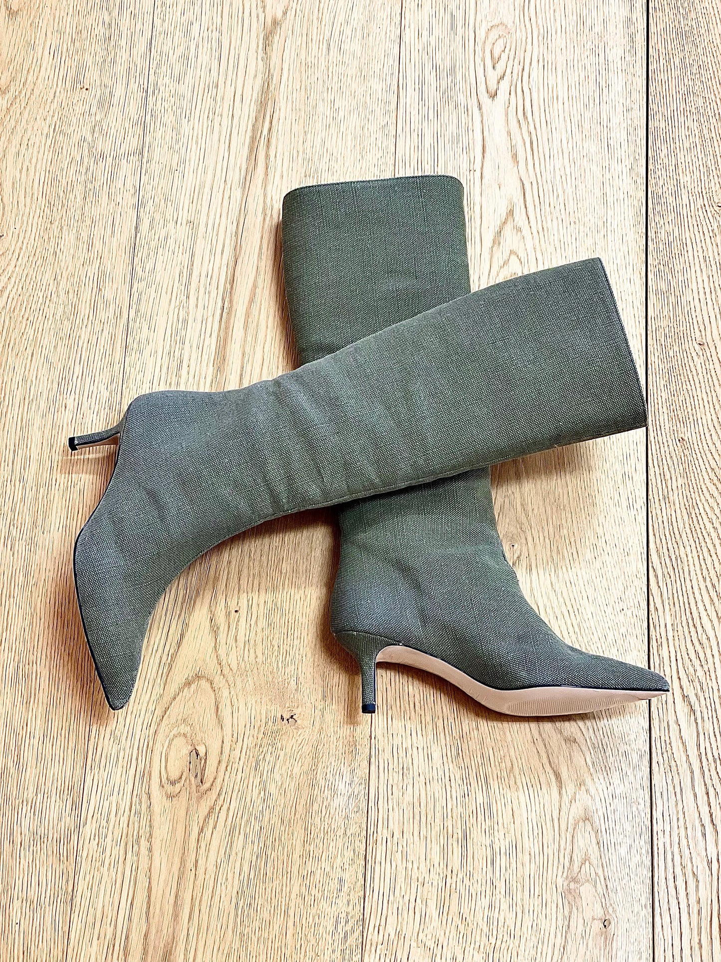 MELISSA CANVAS GREEN