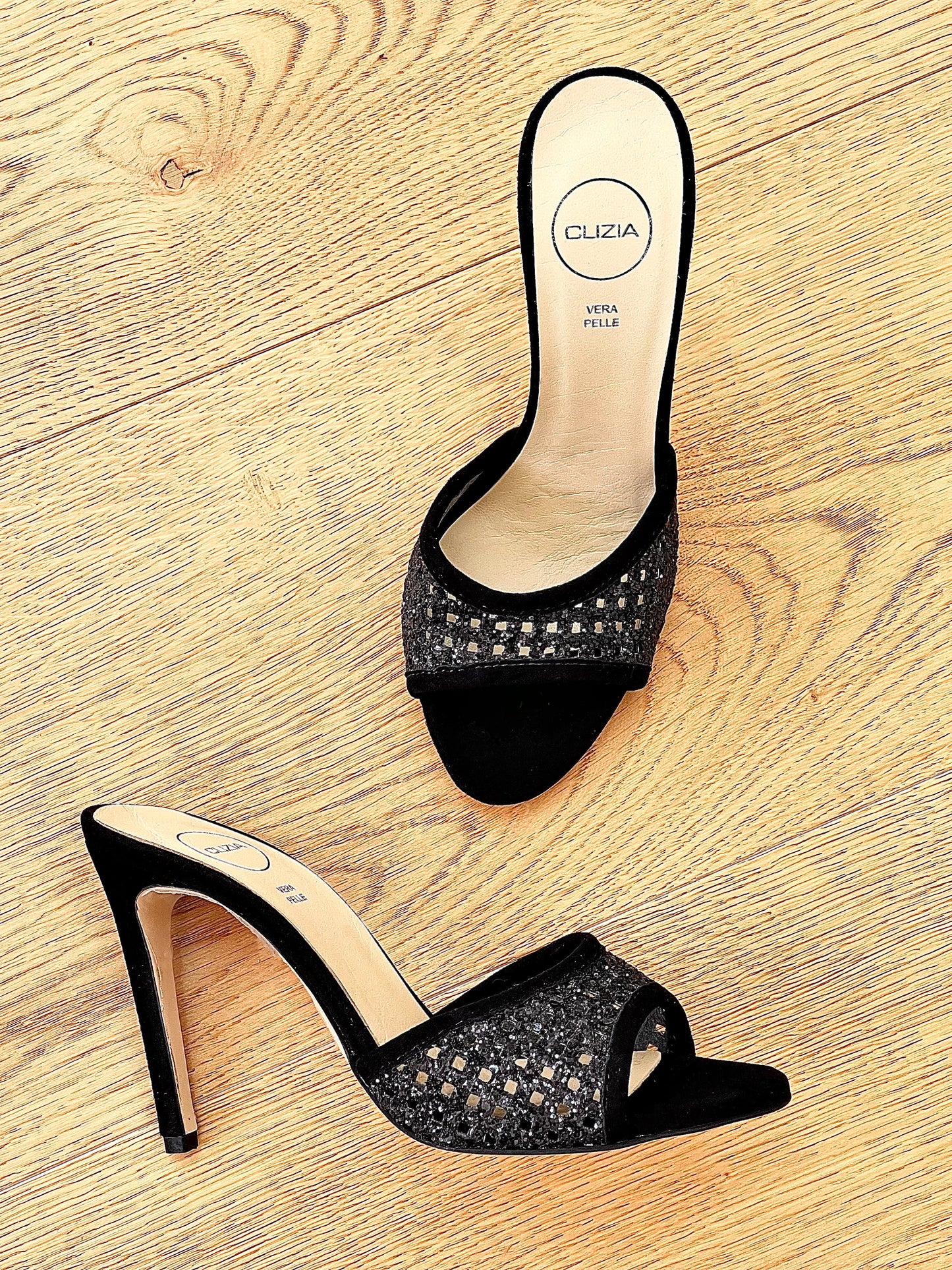 PALOMA GLITTER SVART