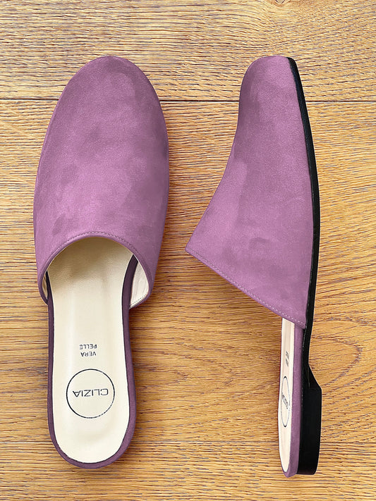 达西 淡紫色麂皮