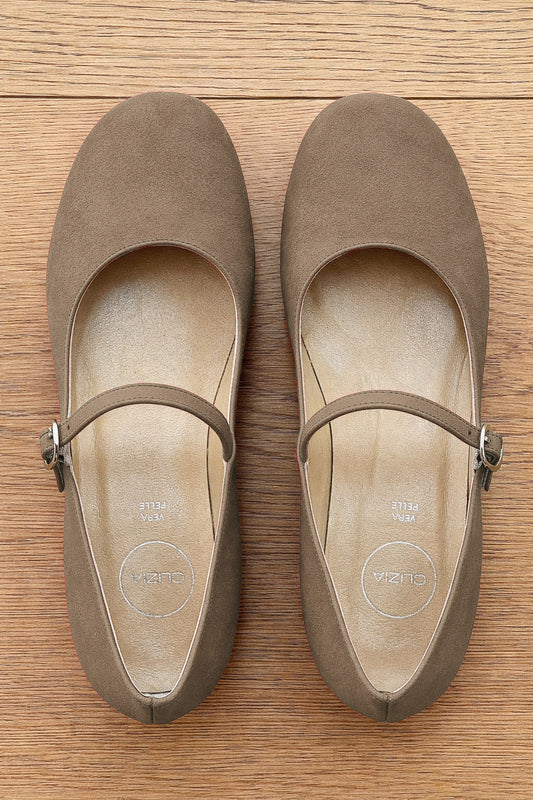 ZELIA CAMOSCIO TAUPE