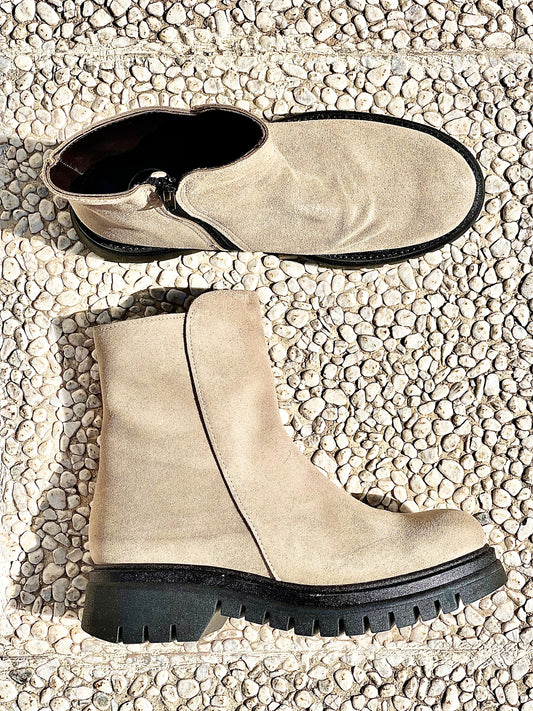 JIL SCAMOSCIATO TAUPE