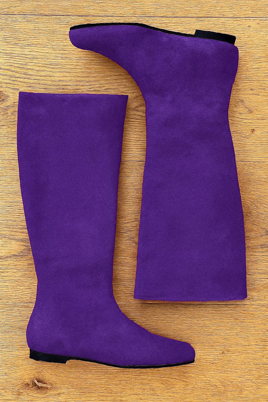 CINDY PURPLE SUEDE