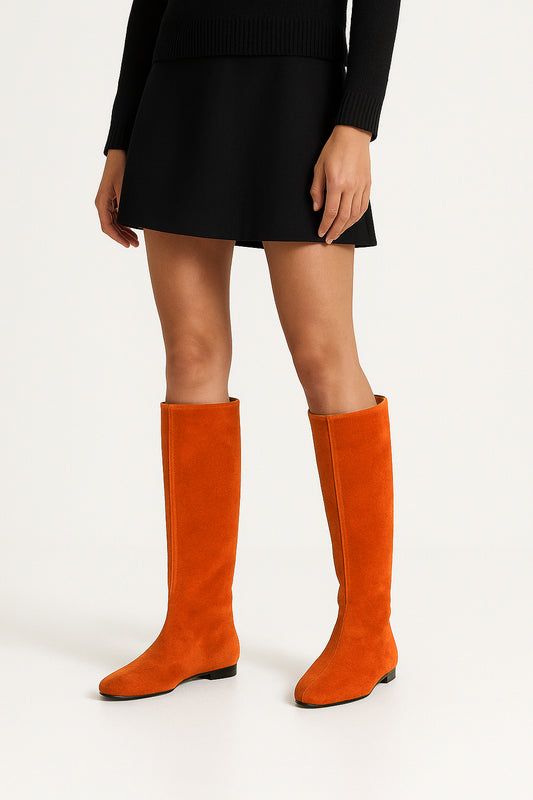 CINDY SUEDE ORANGE