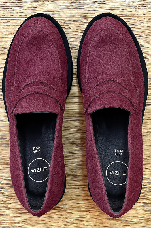 NELLY BURGUNDY SUEDE