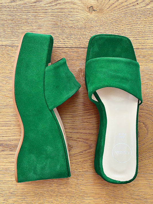 CONNIE GREEN SUEDE