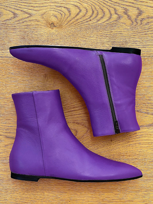 GERRI PURPLE LEATHER