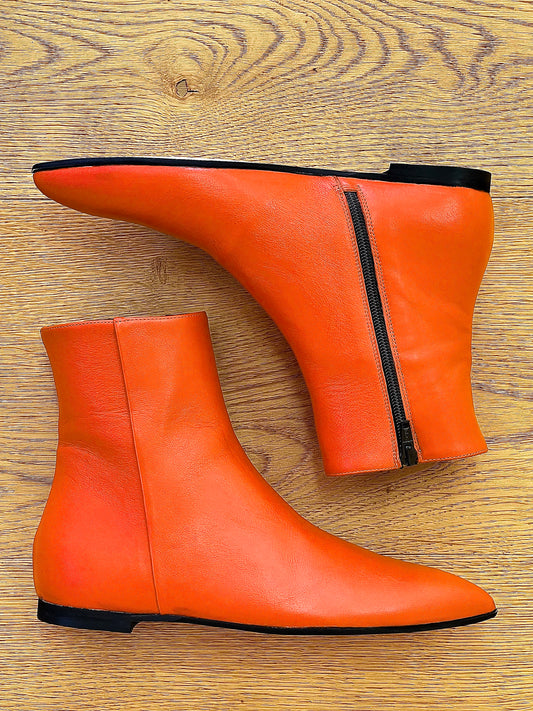 GERRI LEATHER ORANGE