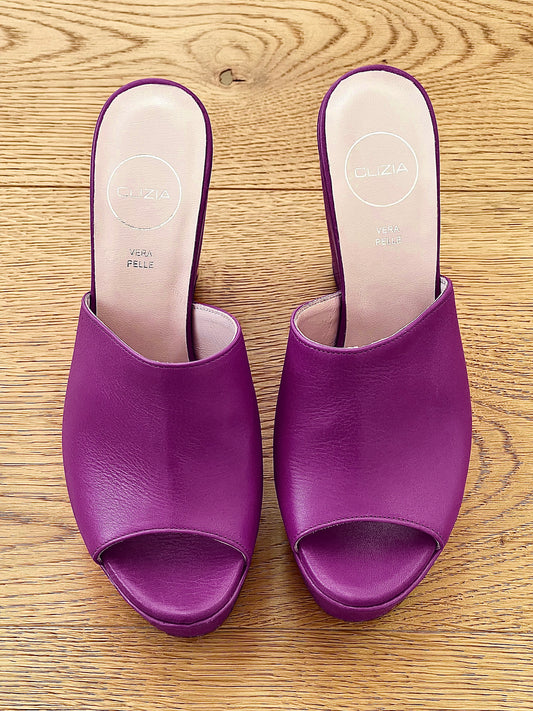 EMMA PURPLE LEATHER
