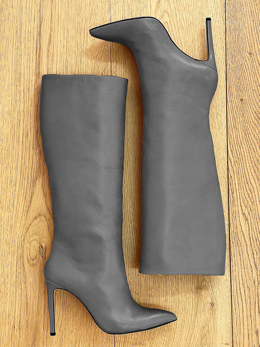 JUANA LEATHER GREY