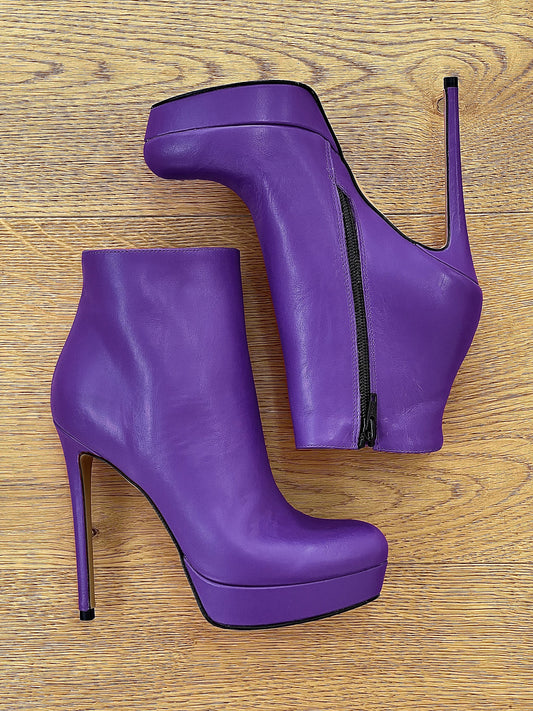 LOREN PURPLE LEATHER