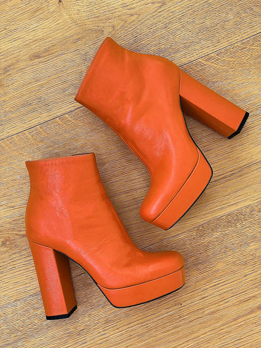 DETROIT LEATHER ORANGE