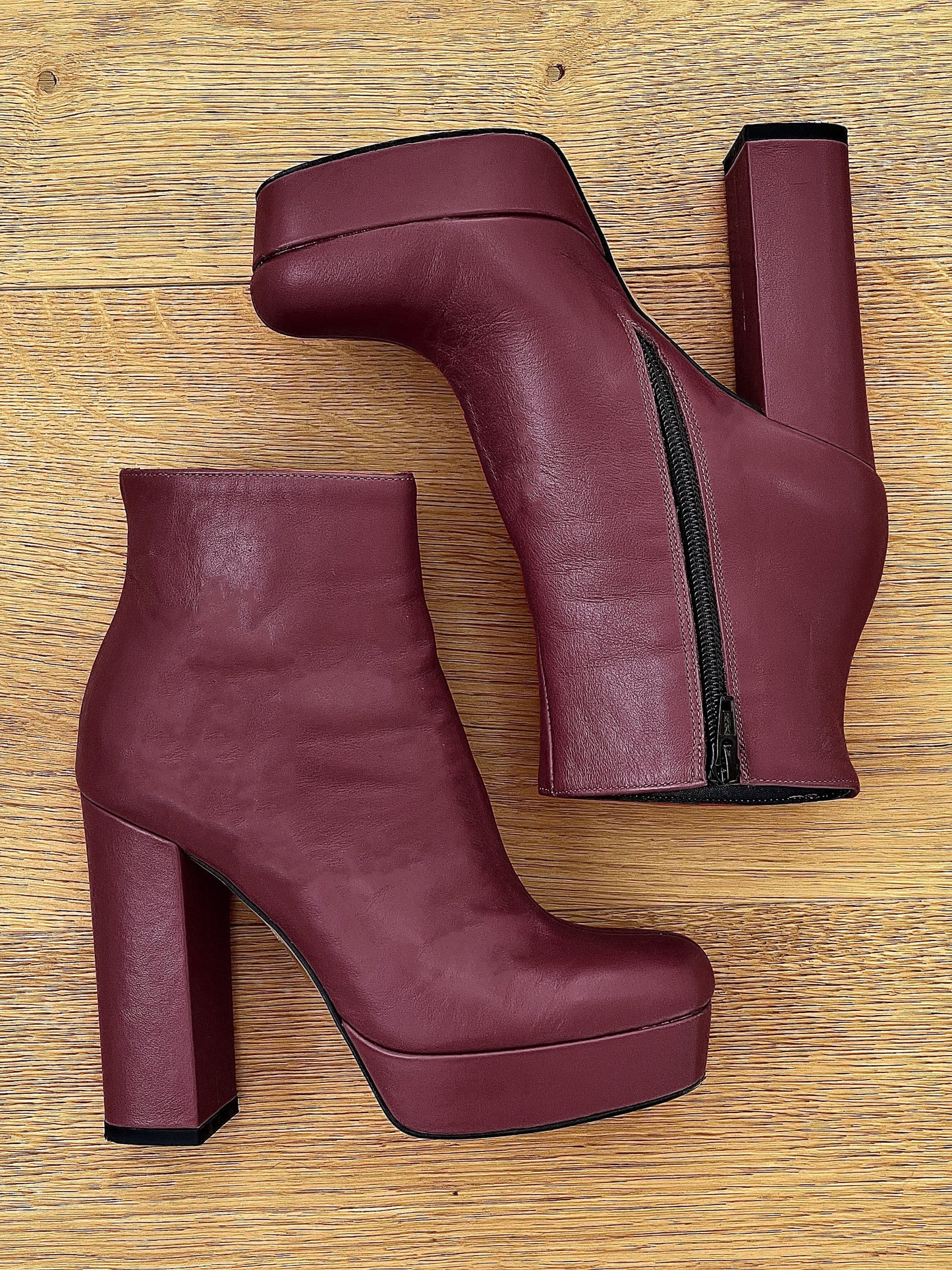 DETROIT BURGUNDY LEATHER