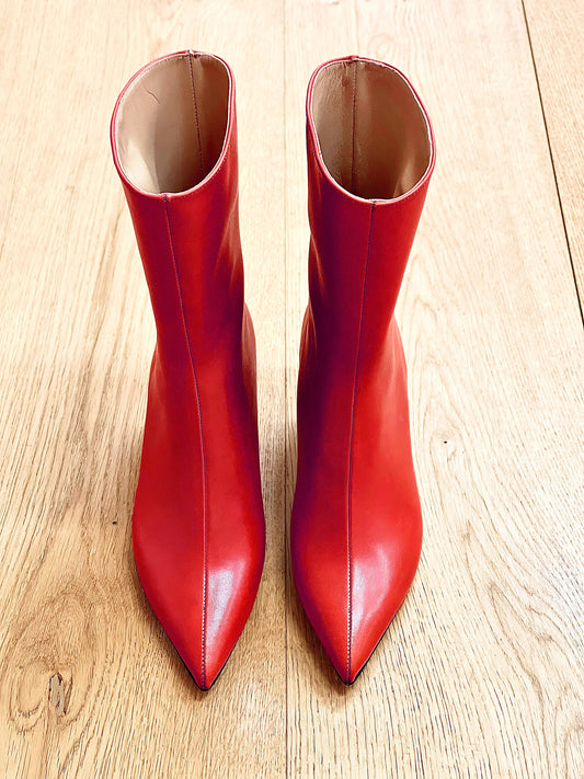 MERLIN LEATHER ČERVENÁ